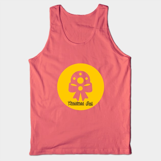 Christmas Bell Icon Tank Top by Christamas Clothing